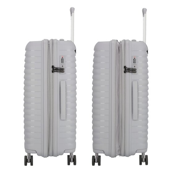 d&n Travel Line 4500 4 Rollen Kofferset 3-teilig mit Dehnfalte