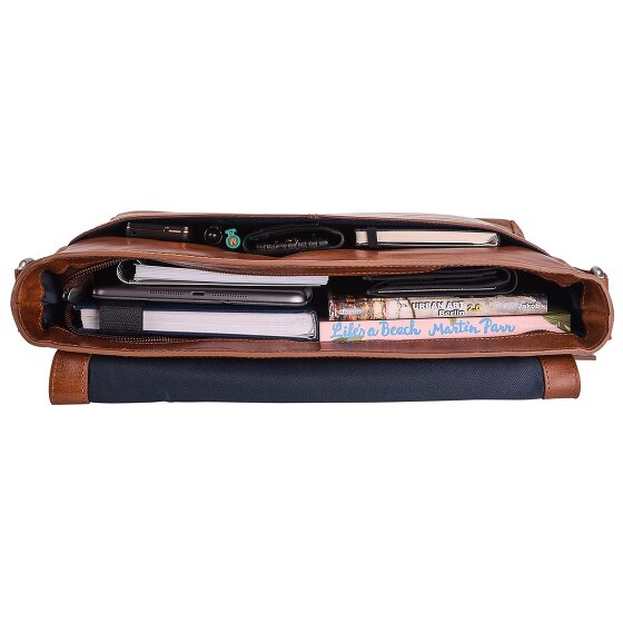 Leonhard Heyden Cambridge Messenger Leder 32 cm Laptopfach
