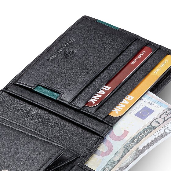 Roncato Monaco Geldbörse RFID Schutz Leder 9 cm