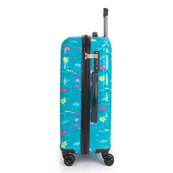 Gabol Acqua 4 Rollen Trolley M 66 cm