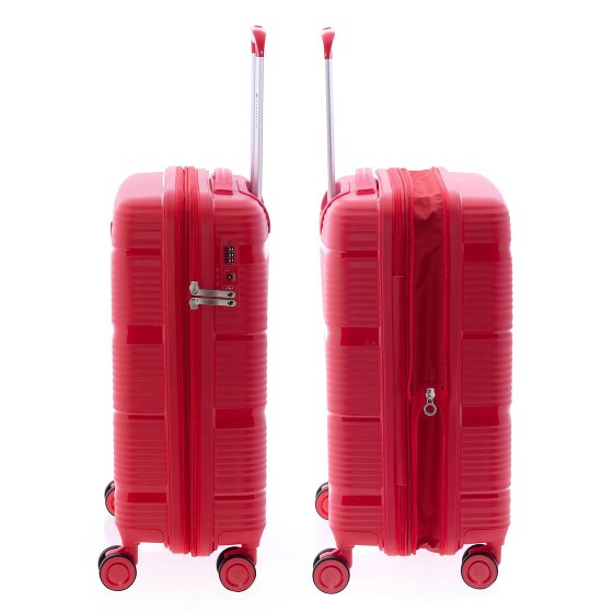 Gladiator 0800 4 Rollen Trolley 55 cm mit Dehnfalte