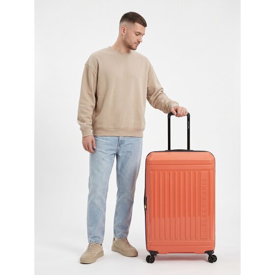 Delsey Paris Lutece Se 4 Rollen Trolley 79 cm mit Dehnfalte