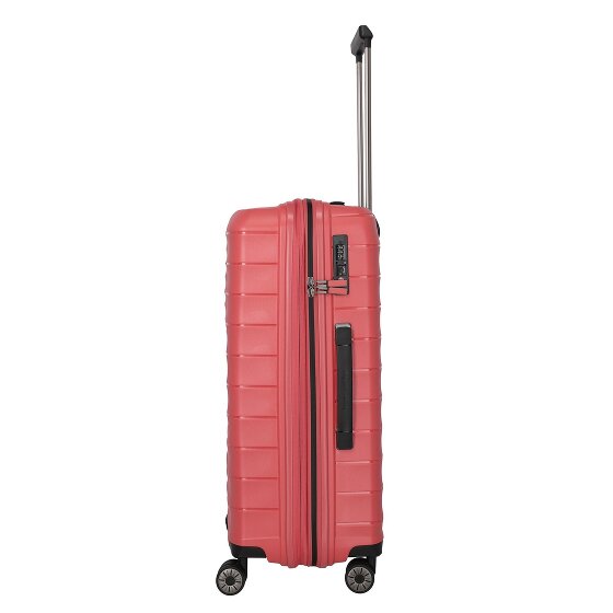Travelite Mooby 4 Rollen Trolley M 66 cm mit Dehnfalte