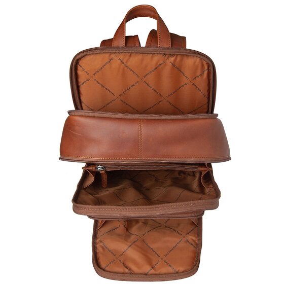 The Chesterfield Brand Wax Pull Up Business-Rucksack Leder 39 cm Laptopfach