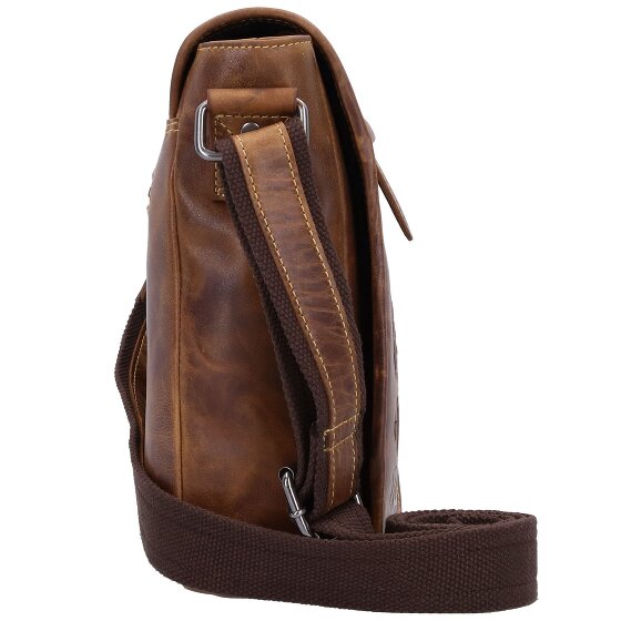 Greenburry Cafe-Racer Umhängetasche Leder 23 cm