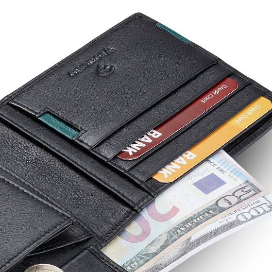 Roncato Monaco Geldbörse RFID Schutz Leder 9.5 cm