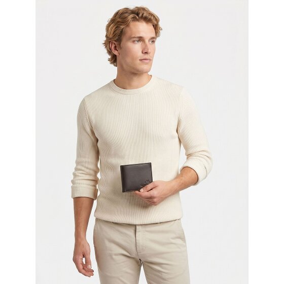 oxmox Leather Geldbörse RFID Schutz Leder 12 cm