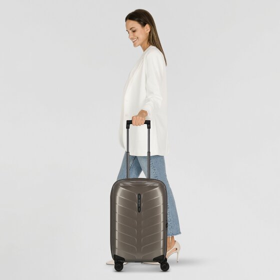 Samsonite Attrix 4 Rollen Kabinentrolley 55 cm mit Dehnfalte