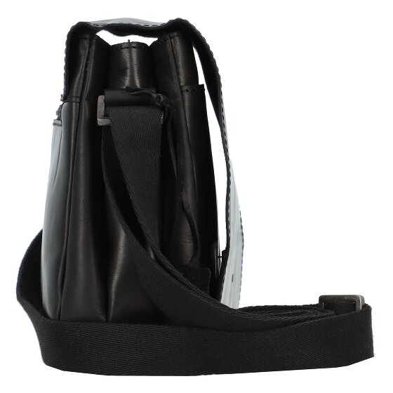 Greenburry Pure Black Umhängetasche Leder 25 cm