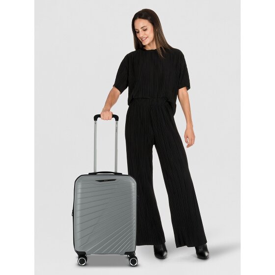 Benzi 5808 4 Rollen Kabinentrolley 55 cm mit Dehnfalte