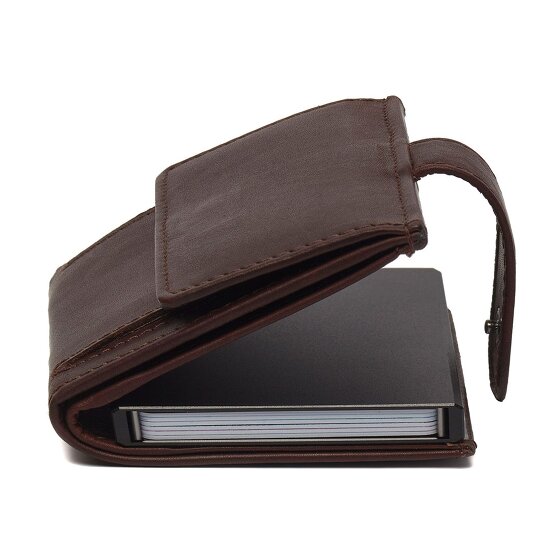 The Chesterfield Brand Leipzig Kreditkartenetui RFID Schutz Leder 7.5 cm