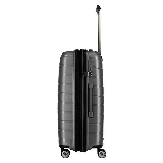 Travelite Air Base 4 Rollen Kofferset 3-teilig mit Dehnfalte