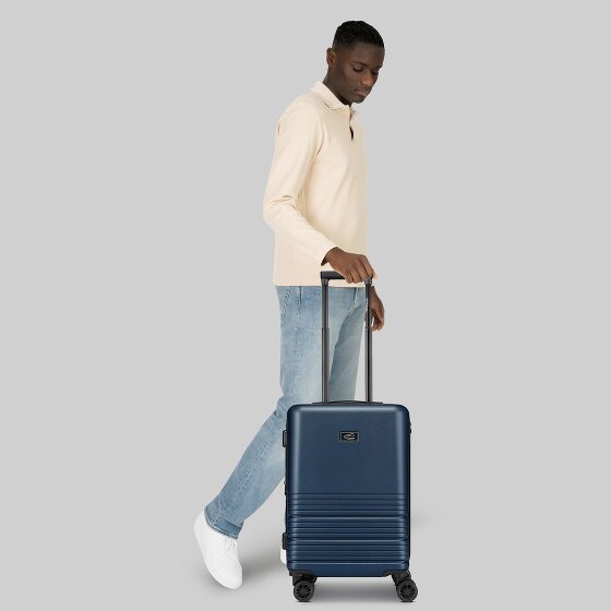 camel active Hanoi 4 Rollen Kabinentrolley S 55 cm mit Dehnfalte