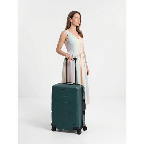Police London 4 Rollen Trolley 64 cm mit Dehnfalte