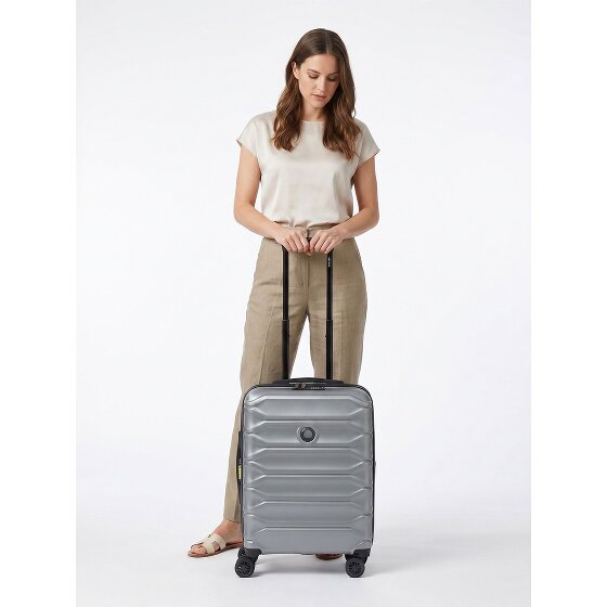 Delsey Paris Meteor 4 Rollen Kabinentrolley 55 cm mit Dehnfalte