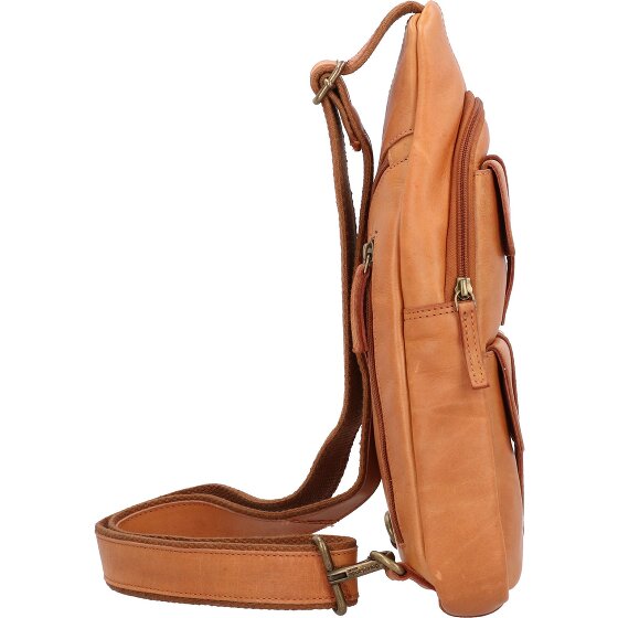 Greenland Nature GreenLand NATURE Umhängetasche Leder 19 cm