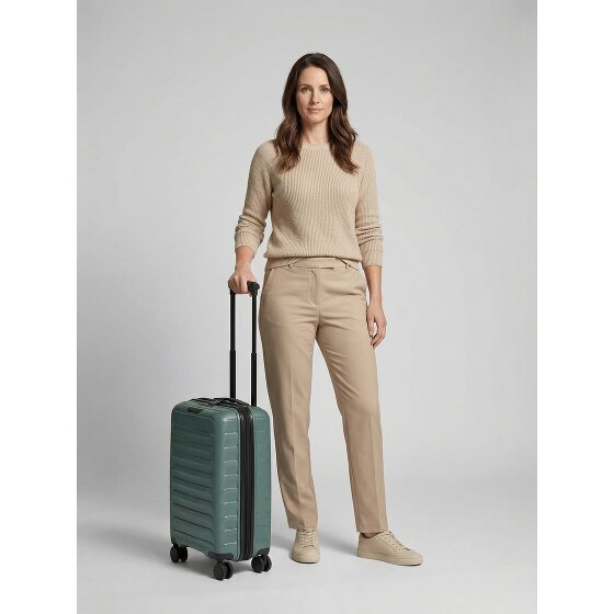 d&n Toronto 4 Rollen Kabinentrolley S 54 cm mit Dehnfalte