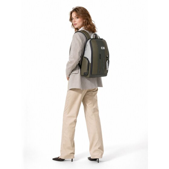 Piquadro Urban Daypack RFID Schutz Leder 46 cm Laptopfach