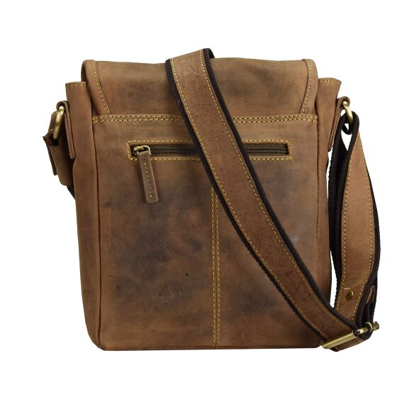 Greenburry Vintage Umhängetasche Leder 23 cm