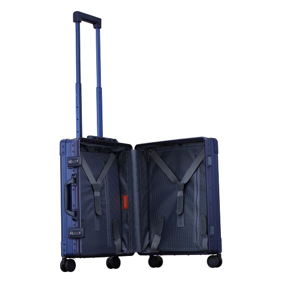Aleon Traveler International 4-Rollen Kabinentrolley Aluminium 55 cm
