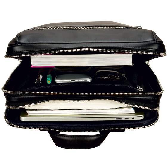 Leonhard Heyden Montreal Business-Rucksack Leder 44 cm Laptopfach