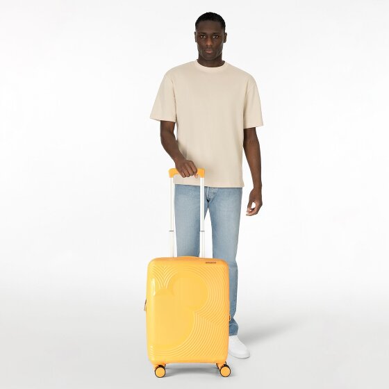 American Tourister Mickey Magic 4 Rollen Kabinentrolley 55 cm mit Dehnfalte