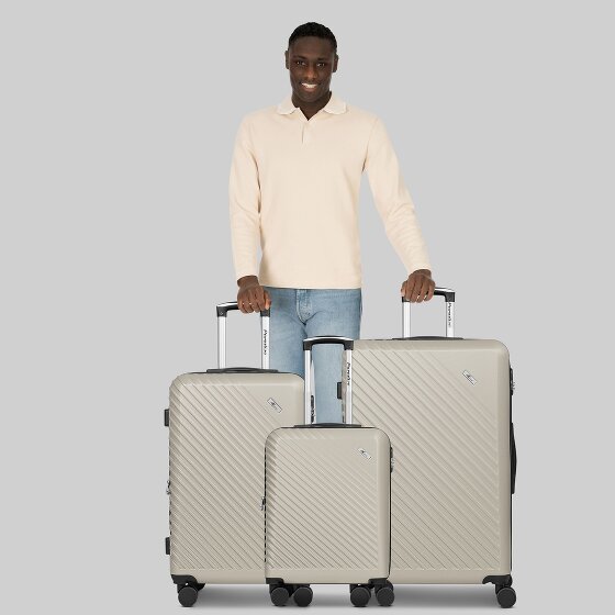 Check.In Paradise 2.0 4 Rollen Kofferset 3-teilig mit Dehnfalte