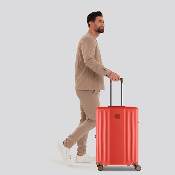 Bric's Ferrara 4 Rollen Trolley M 67 cm mit Dehnfalte