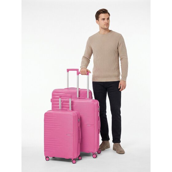 Travelite Pacific 4 Rollen Kofferset 3-teilig