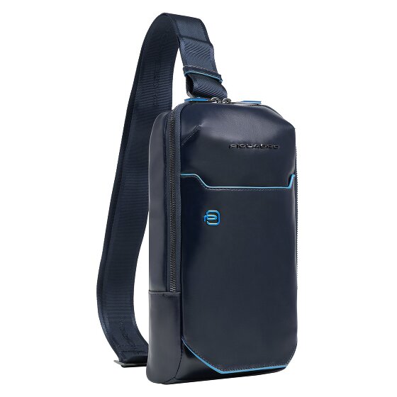 Piquadro Blue Square Umhängetasche Leder 28 cm
