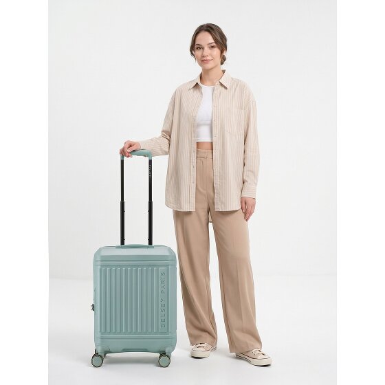 Delsey Paris Lutece 4 Rollen Kabinentrolley 55 cm mit Dehnfalte