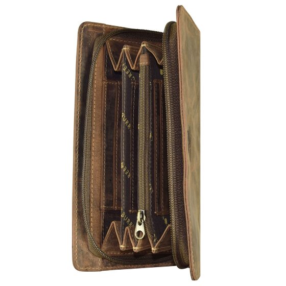 Greenburry Vintage Geldbörse Leder 18 cm