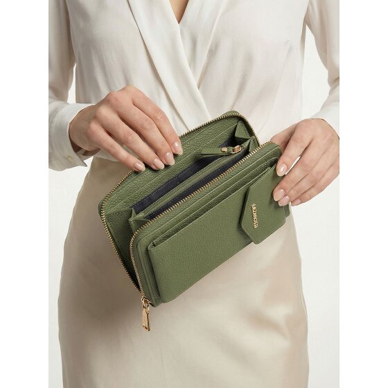 Lazarotti Bologna Leather Zip-Around Geldbörse Handytasche Leder 19 cm