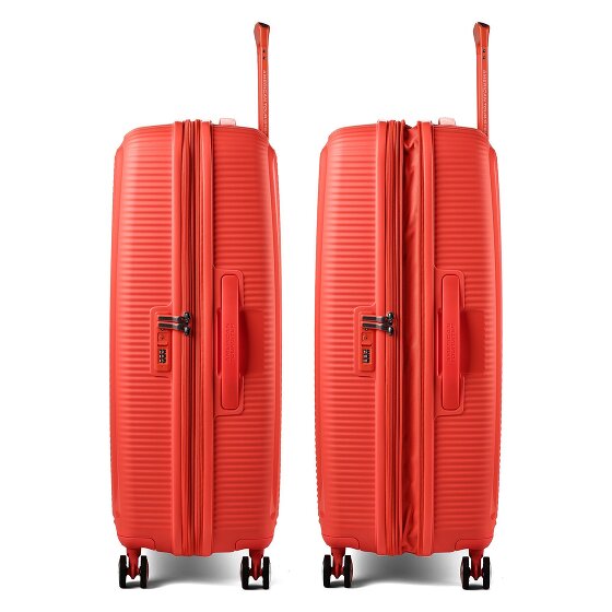 American Tourister Soundbox 4 Rollen Trolley 77 cm mit Dehnfalte