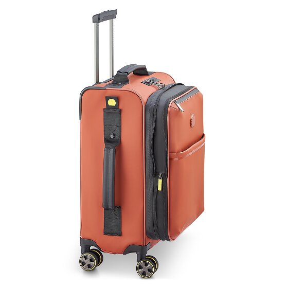 Delsey Paris Turenne Soft 4 Rollen Kabinentrolley 55 cm mit Dehnfalte