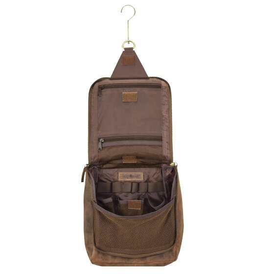 Greenburry Vintage Kulturbeutel Leder 22 cm