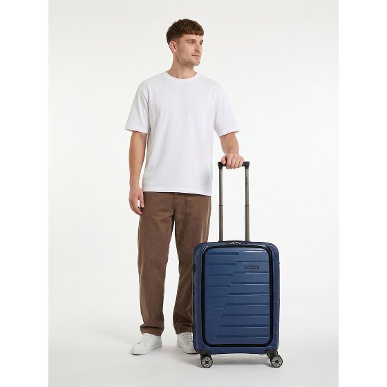 Travelite Air Base 4 Rollen Kabinentrolley 55 cm Laptopfach