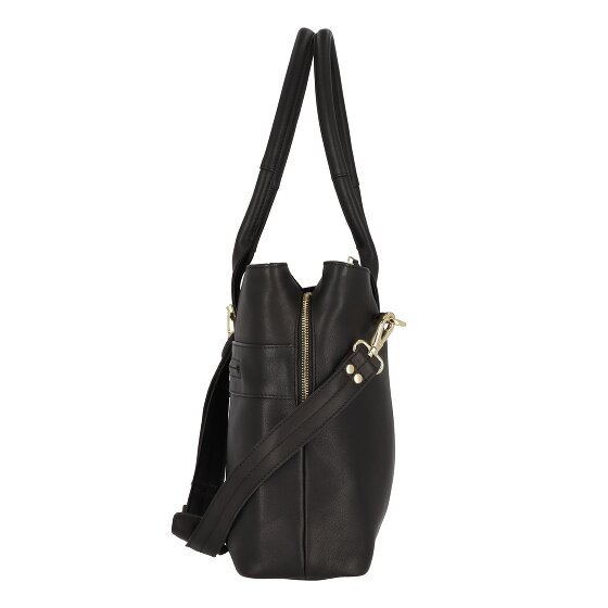 Plevier Structure Antilla Schultertasche RFID Schutz Leder 40 cm Laptopfach