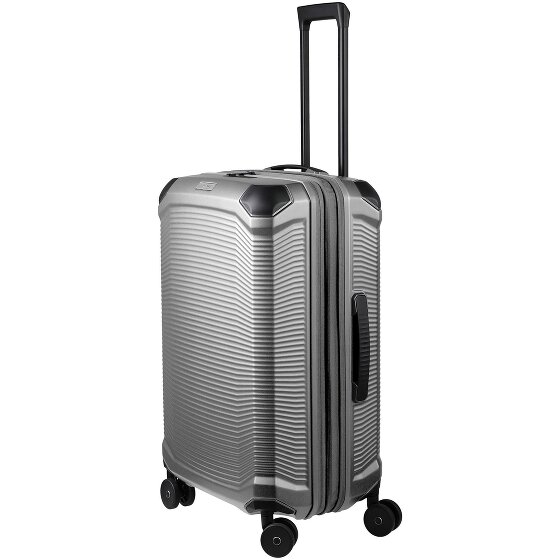 Travelite Millennium 4 Rollen Trolley 67 cm mit Dehnfalte