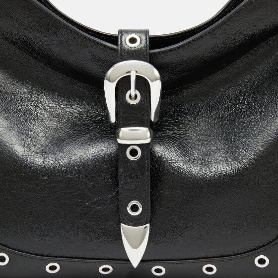 LES VISIONNAIRES Elisa Rivet Umhängetasche Leder 40 cm