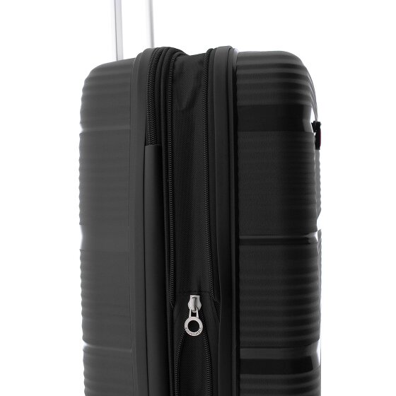 Gladiator 0800 4 Rollen Kabinentrolley 55 cm mit Dehnfalte