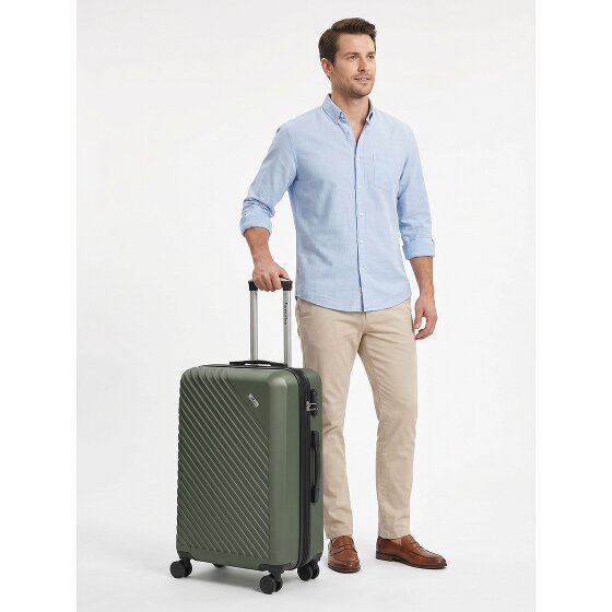 Check.In Paradise 2.0 4 Rollen Trolley M 68 cm mit Dehnfalte