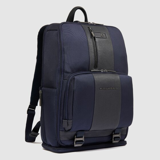 Piquadro Overnight computer backpack in recycled fabric