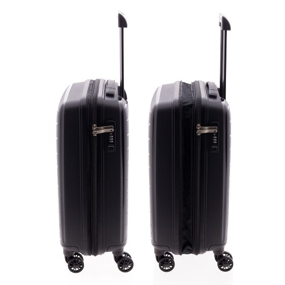 Gladiator 1700 4 Rollen Kabinentrolley 55 cm mit Dehnfalte