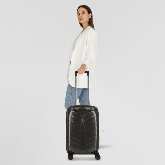 Samsonite Attrix 4 Rollen Kabinentrolley 55 cm mit Dehnfalte