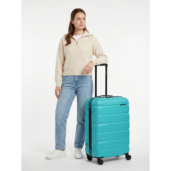 Franky Munich 4.0 4-Rollen Trolley M 66 cm mit Dehnfalte