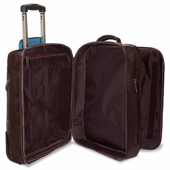 Piquadro Blue Square 2-Rollen Businesstrolley Leder 51 cm Laptopfach