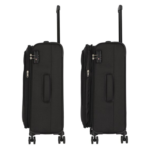American Tourister Street Roll 4 Rollen Kofferset 3-teilig mit Dehnfalte