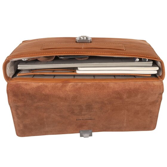 Leonhard Heyden Bergamo Aktenmappe Leder 37 cm Laptopfach