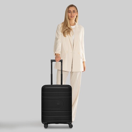 Redolz Essentials 11 4 Rollen Kabinentrolley 55 cm mit Dehnfalte